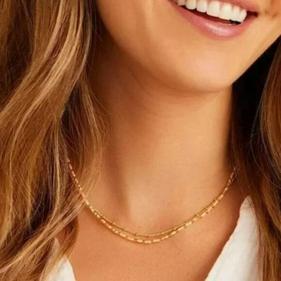 Gorjana Poppy Gem Necklace in Citrine - Picture 4 of 5